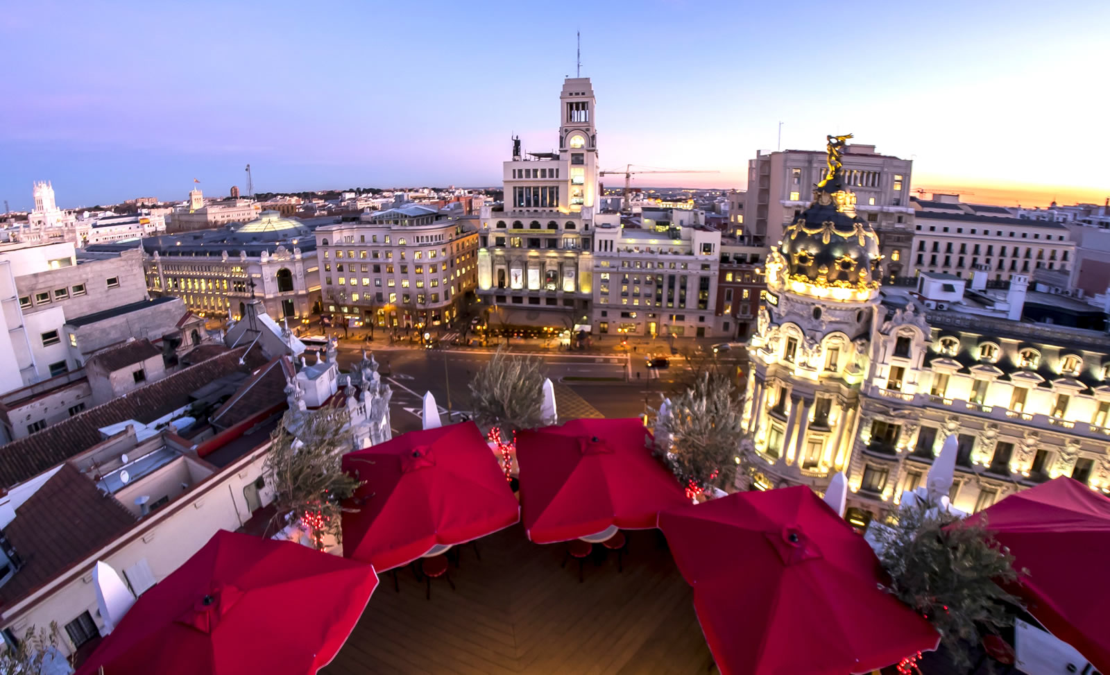 terrazas con vistas de Madrid - The Principal Hotel